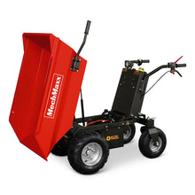 Load image into Gallery viewer, MechMaxx 1100Lbs Loading Battery Powered Barrow Electric Mini Dumper for Sale, 1000W 48V Brushless DC Motor, E50