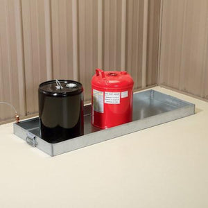 Steel Spill Tray 48" L x 18" W x 3" H