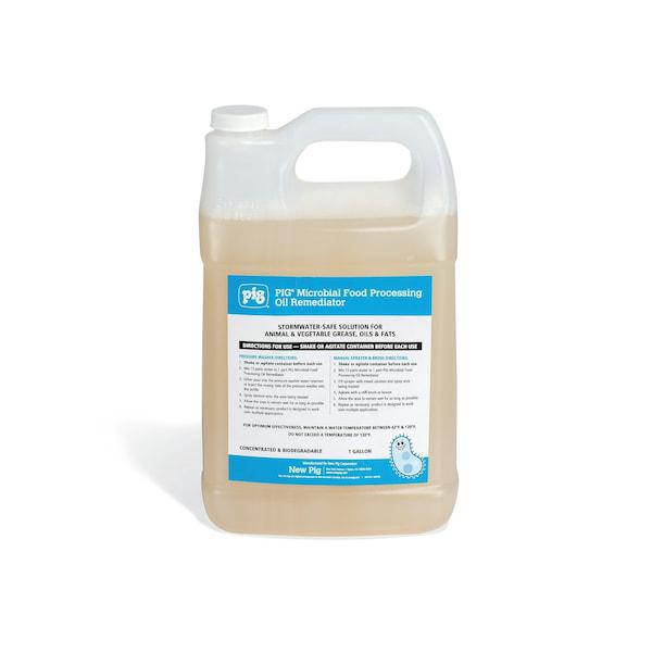 Microbial Food Processing Oil Remediator, Remediator, 1 gal. Container