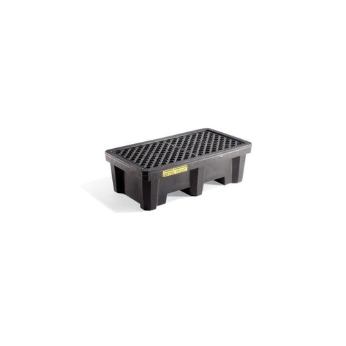 PIG Economy 2-Drum Poly Spill Containment Pallet Without Drain 54.6