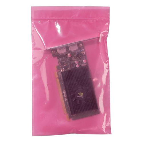 Anti-Static Zipper Top Packaging Bag Holds 29 oz., 1000PK