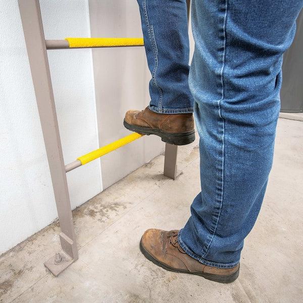 Ladder Shield TuffGrit Ladder Rung Cover, Indoor or Outdoor UseInstall With Adhesive