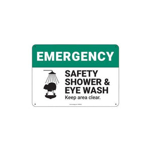 PIG Safety Shower & Eye Wash Sign 14