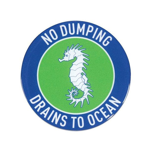 Storm Drain Marker, Drains to Ocean, 10PK