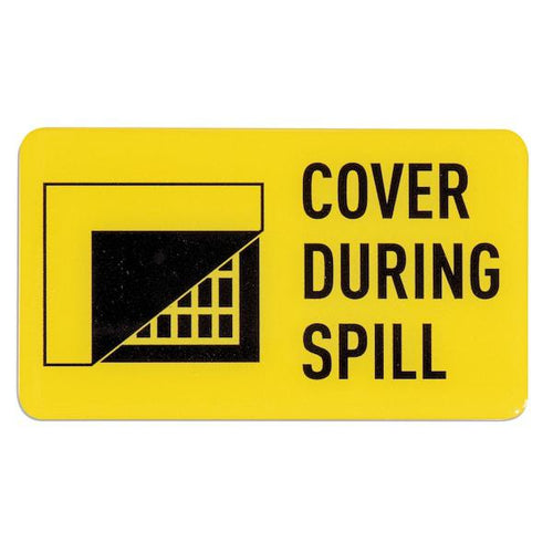 Storm Drain Utility Sign, Cover During Spill, 10PK