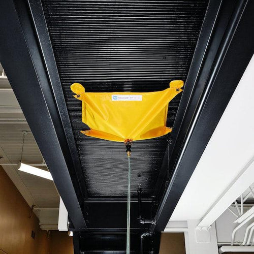 PIG Magnetic Roof Leak Diverter Tarp Yellow 30