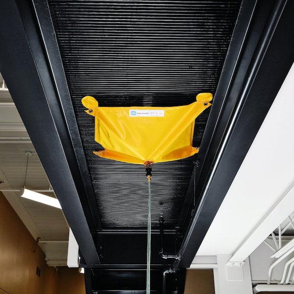 roof leak diverter tarp PIG Magnetic Roof Leak Diverter Tarp Yellow 30