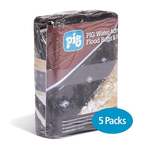 Water-Activated Flood Barrier, 5PK