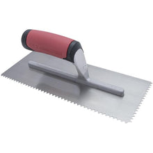 Load image into Gallery viewer, Marshalltown NT676 Ntch Trowel-1/4 X 3/16 V-Soft Grip Hdl (6/Pack)