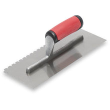Load image into Gallery viewer, Marshalltown NT682 Ntch Trowl-3/16 X 1/4 X 5/16 Flat V-Soft Grip Hdl (6/Pack)