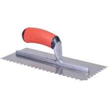 Load image into Gallery viewer, Marshalltown NT757SG QLT Soft Grip Ntch Trl - 1/4 x 1/4 x 1/4 - FV (6/Pack)