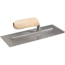 Load image into Gallery viewer, Marshalltown NT960 11"x4-1/2" NOTCHED TROWEL - 3/16x1/4x1/2 FLAT V (6/Pack)