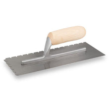 Load image into Gallery viewer, Marshalltown NT961 11"x4-1/2" NOTCHED TROWEL - 3/16x1/4x5/16 FLAT V (6/Pack)