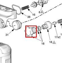 Load image into Gallery viewer, Graco NXT091 Kit               Knob Assy,non Lock - highlighted in parts diagram