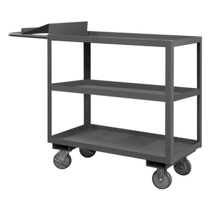 Durham OPC-3060-3-95 Order Picking Cart, 3 Shelves With Lips Up, 30 X 60