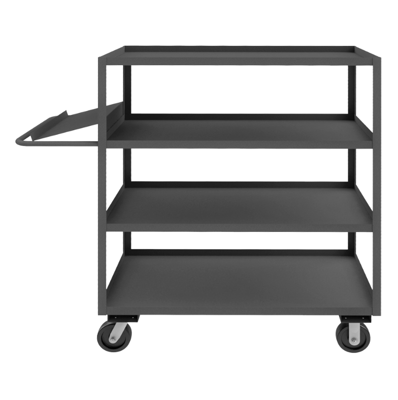 Durham OPC-304860-4-6PH-95 Order Picking Cart, 4 Shelves, 30 X 48