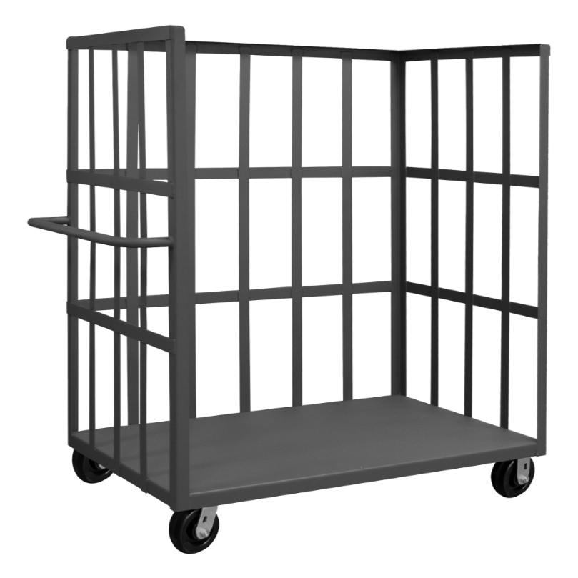 Durham OPT-7236-1-6PH-95 Open Portable Truck, 1 Base Shelf, 3000 Lbs. Capacity, 72 X 36