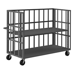 Durham OPTFB-7230-1AS-95 Open Portable Truck, 1 Adjustable Shelf, 3000 Lbs. Capacity, 69-15/16 X 26-7/8