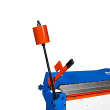 Load image into Gallery viewer, MechMaxx 100-inch Manual Sheet Metal Brake - 12 Gauge Bending Capacity, Adjustable Fingers, 8 Ft. Heavy-Duty Steel Construction, Precision Bending for Box and Pan PB10012