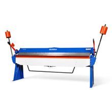 Load image into Gallery viewer, MechMaxx 100-inch Manual Sheet Metal Brake - 12 Gauge Bending Capacity, Adjustable Fingers, 8 Ft. Heavy-Duty Steel Construction, Precision Bending for Box and Pan PB10012