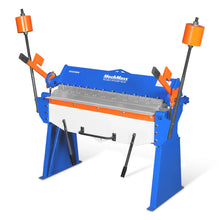 Load image into Gallery viewer, MechMaxx 48” Manual Pan and Box Brake - Heavy Duty, Durable Construction, 12 Gauge Mild Steel, 135° Bending Angle, Individual Bending Fingers" PB4812
