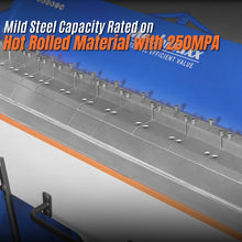 Load image into Gallery viewer, MechMaxx 48” Manual Pan and Box Brake - Heavy Duty, Durable Construction, 12 Gauge Mild Steel, 135° Bending Angle, Individual Bending Fingers" PB4812