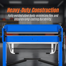 Load image into Gallery viewer, MechMaxx 50-Inch Foot Clamp Pan and Box Brake, Light Duty Sheet Metal Folding Machine, 0–135° Bending Angle, 1.9" Clamping Lift, 2" Box Depth PBA5014