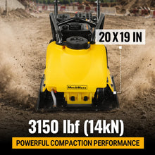 Load image into Gallery viewer, MechMaxx 5.8 HP Vibratory Plate Compactor with Wheel Kit, 3150 lb Centrifugal Force for Soil, Gravel, Asphalt and Paver Base, PC80Z