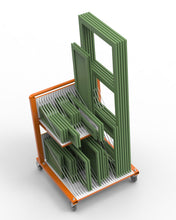 Load image into Gallery viewer, PaintLine PFFDM.ANG Pro Face Frame &amp; Door Mover - 25 Slots, Angled Base (5 degrees)