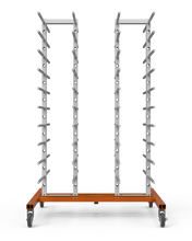 Load image into Gallery viewer, PaintLine PDRAD ProDryingRack AD - Twin-Tower Adjustable-Depth Rack w/Casters