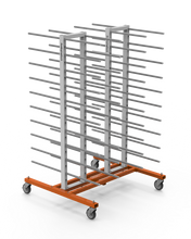 Load image into Gallery viewer, PaintLine PDRAD ProDryingRack AD - Twin-Tower Adjustable-Depth Rack w/Casters