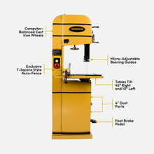 Load image into Gallery viewer, ArmorGlide 15-Inch Woodworking Bandsaw, 3 HP, 230V 1Ph (PM1500T)