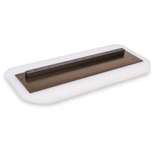 Load image into Gallery viewer, Marshalltown PM6094ELG 8" X 18" Steel Reinforced Plastic Combo Trowel Blade (4/Pack)