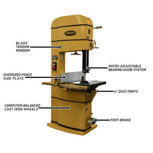Load image into Gallery viewer, 20-Inch Woodworking Bandsaw, 5 HP, 460V 3Ph (PM2013B-3)