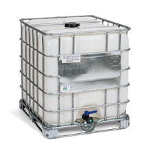 Load image into Gallery viewer, Rebottled 275 Gallon Caged Poly IBC Tote