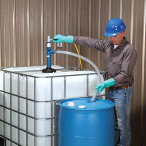 FTI .5 HP Air-Operated IBC Tote Pump System with PFP Pick-Up Tube