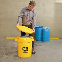Load image into Gallery viewer, PIG® Spill Kit in 20-Gallon High-Visibility Economy Container