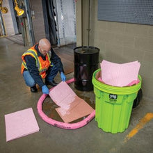 Load image into Gallery viewer, PIG® HazMat Spill Kit in 30-Gallon High-Visibility Container