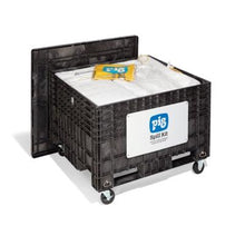 Load image into Gallery viewer, PIG® Oil-Only Spill Kit in Bulk Container with 5in. Wheels