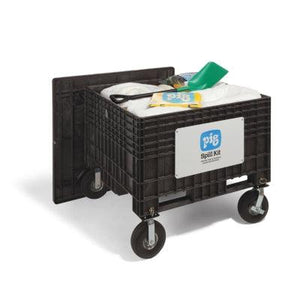 PIG® UV-Resistant Oil-Only Spill Kit in Bulk Container with 10in. Wheels