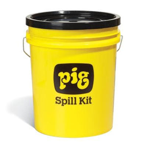 PIG® Oil-Only Spill Kit in 5-Gallon High-Visibility Economy Container
