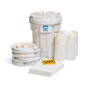 PIG® Oil-Only Spill Kit in 30-Gallon Overpack Salvage Drum