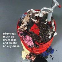 Load image into Gallery viewer, PIG® Oil-Only Barrel Top Absorbent Mat with Poly Backing