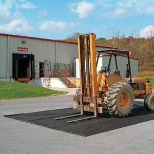 PIG® Oil-Only Absorbent Ground Tarp with Hook and Loop Closures