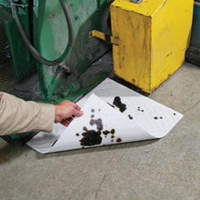 Load image into Gallery viewer, PIG® Oil-Only Absorbent Mat Roll with Poly Backing