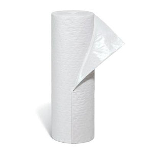 PIG® Oil-Only Absorbent Mat Roll with Poly Backing