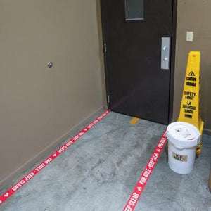 INCOM® Fire Aisle Keep Clear Floor Marking Tape