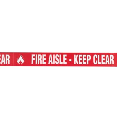 INCOM® Fire Aisle Keep Clear Floor Marking Tape