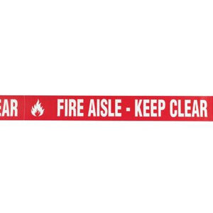 INCOM® Fire Aisle Keep Clear Floor Marking Tape