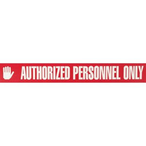 INCOM® Authorized Personnel Floor Marking Tape